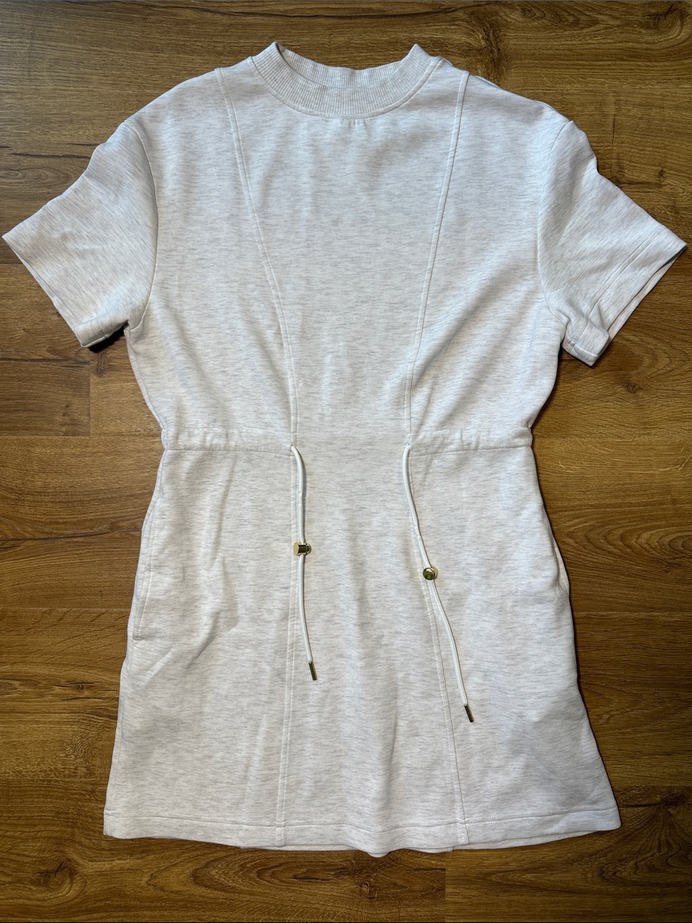 Varley DoubleSoft Maple Dress Ivory Marl Small - Picture 4 of 15
